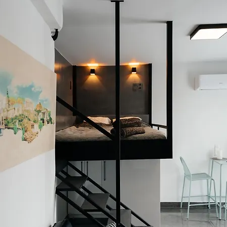 Stylish Overlooking The Acropolis Apartment